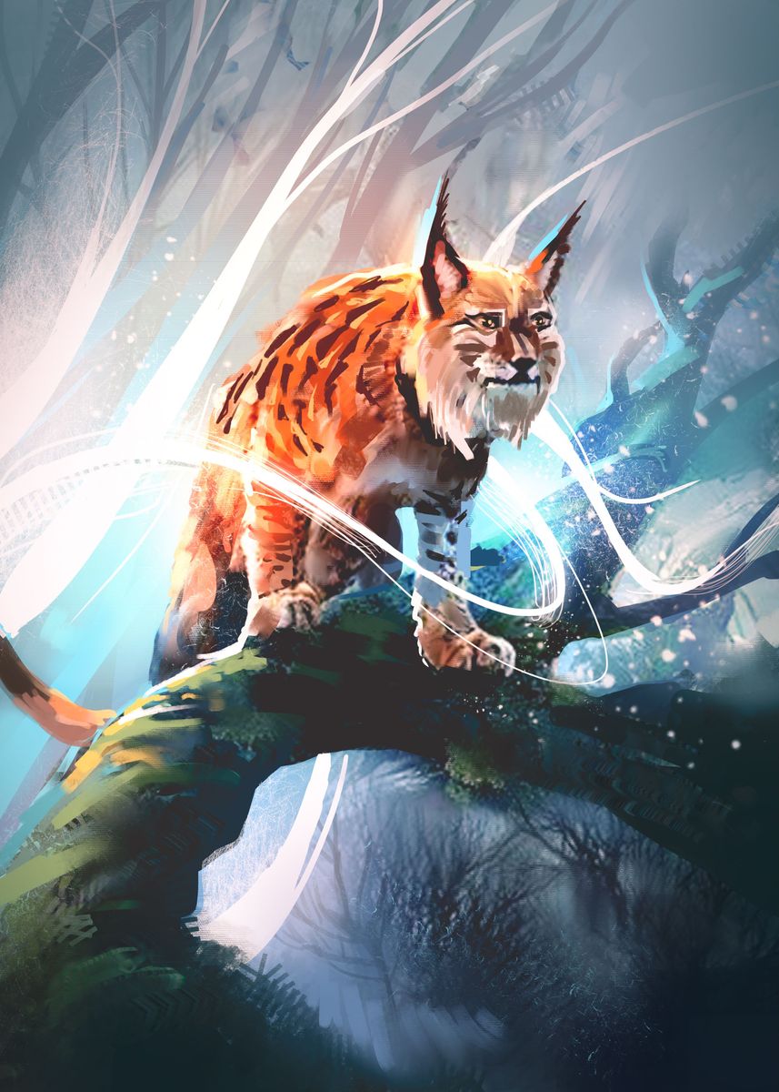 'Lynx' Poster by Michał Bukowy | Displate