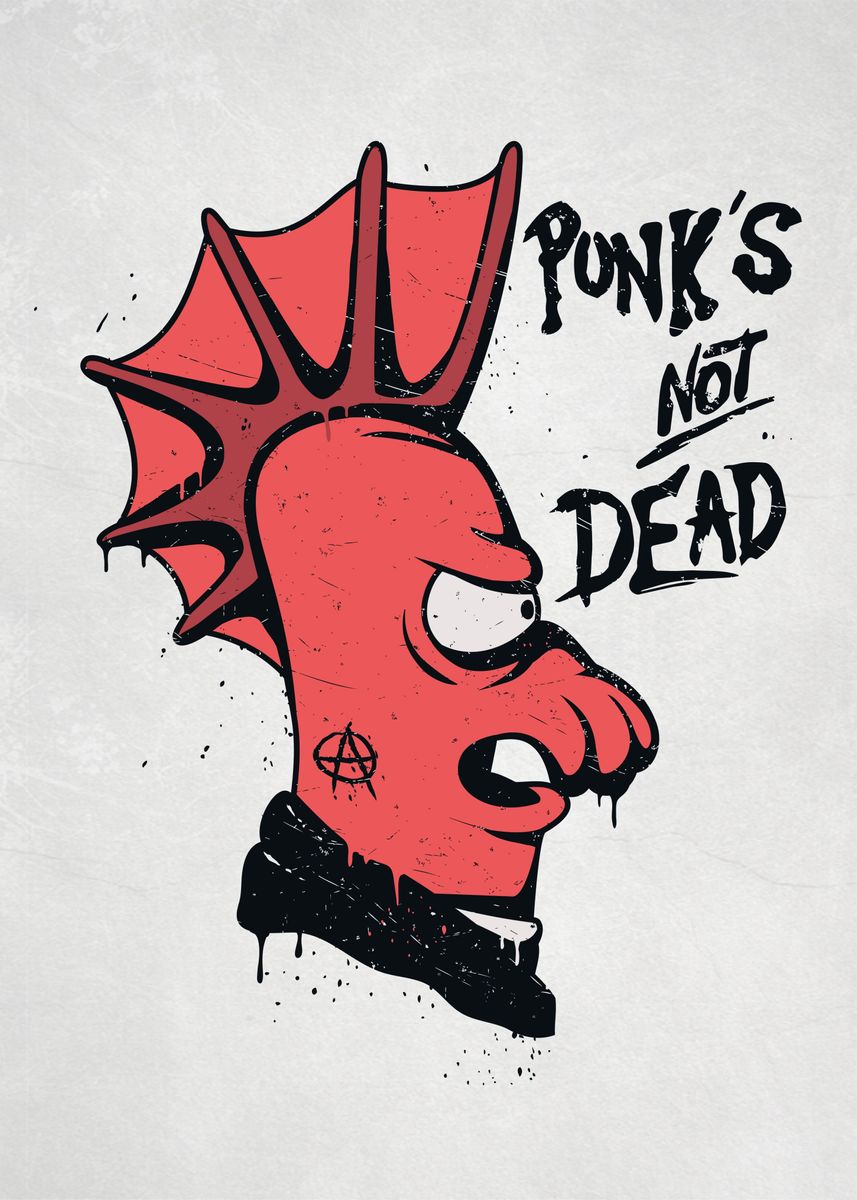 Картинка punks not dead