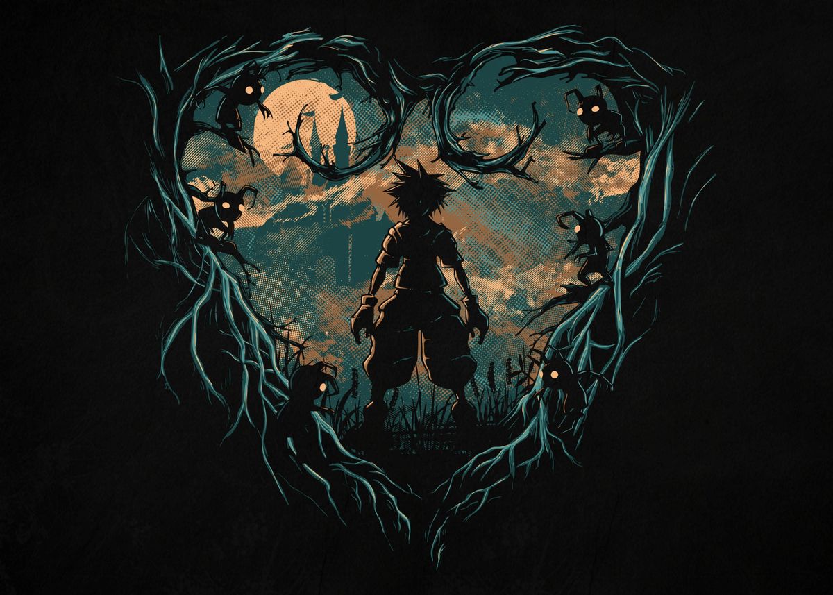 'Kingdom Heart' Poster by Olivier Delmas Displate