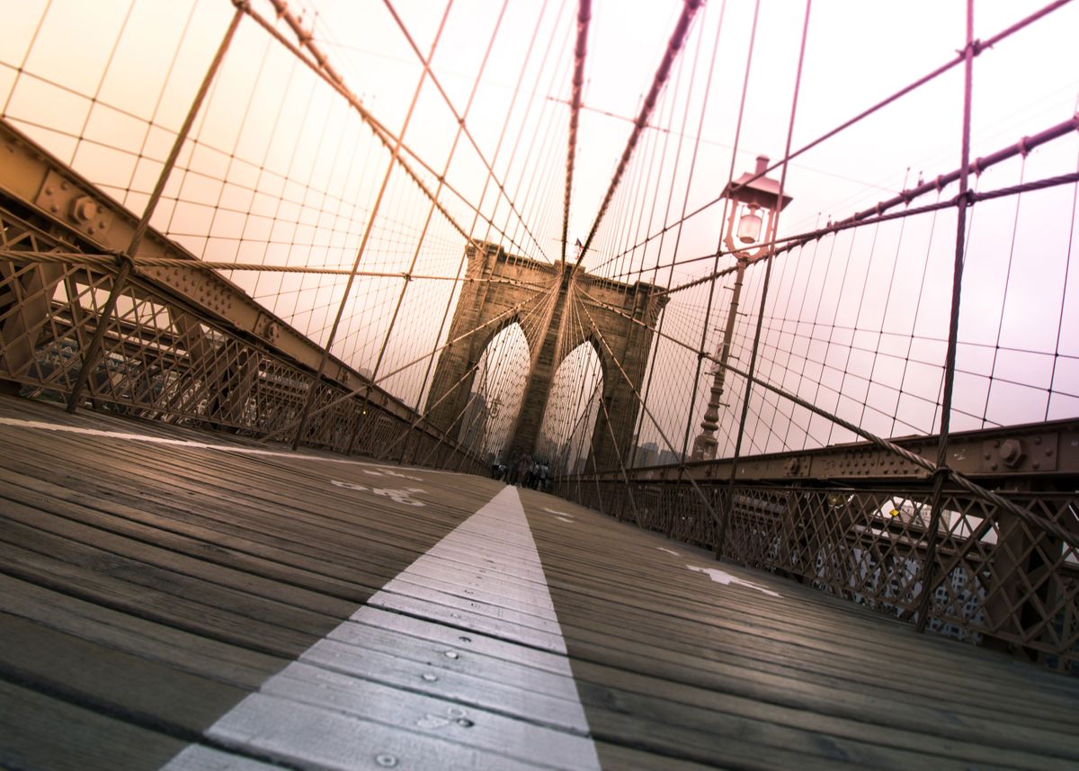 'Brooklyn Bridge NYC' Poster by Nicklas Gustafsson | Displate