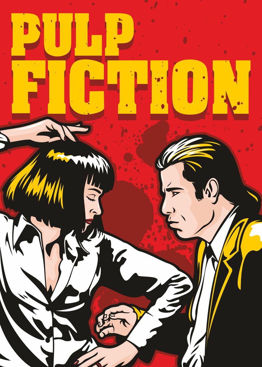 pulp fiction pop art