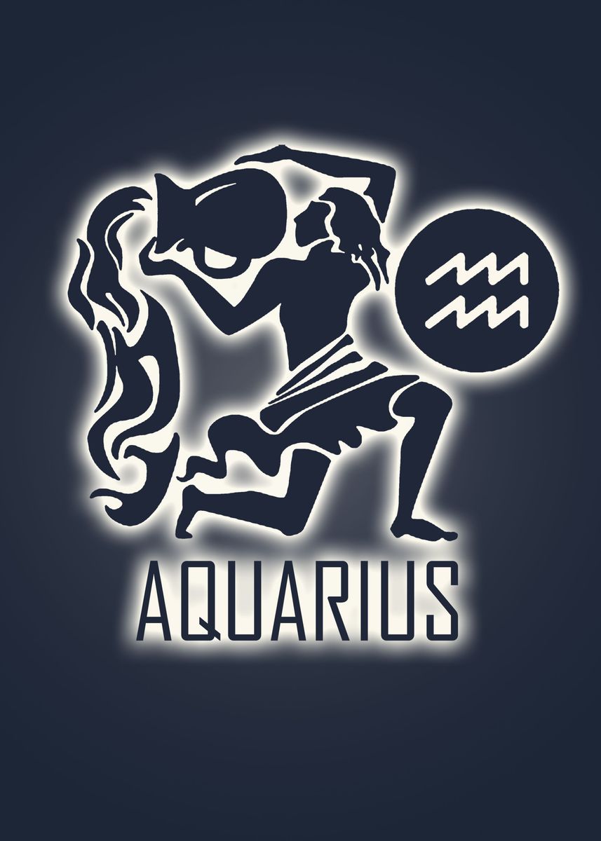 'aquarius' Poster by dadan kurnia | Displate