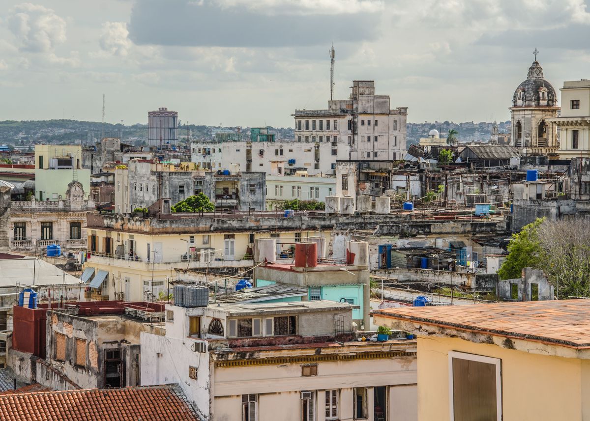 'Havana Cityscape' Poster by Philip Lesage | Displate