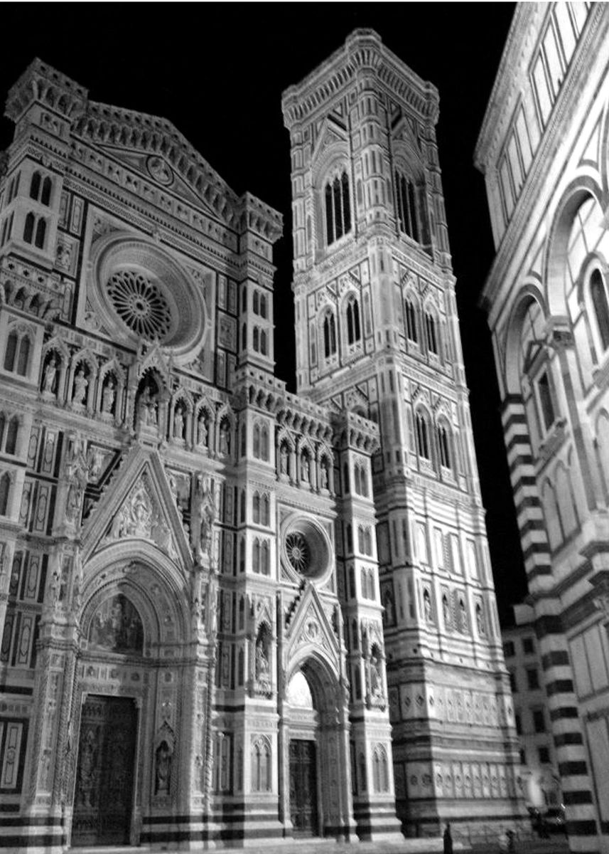 'Florence by night' Poster, picture, metal print, paint by Selina ...