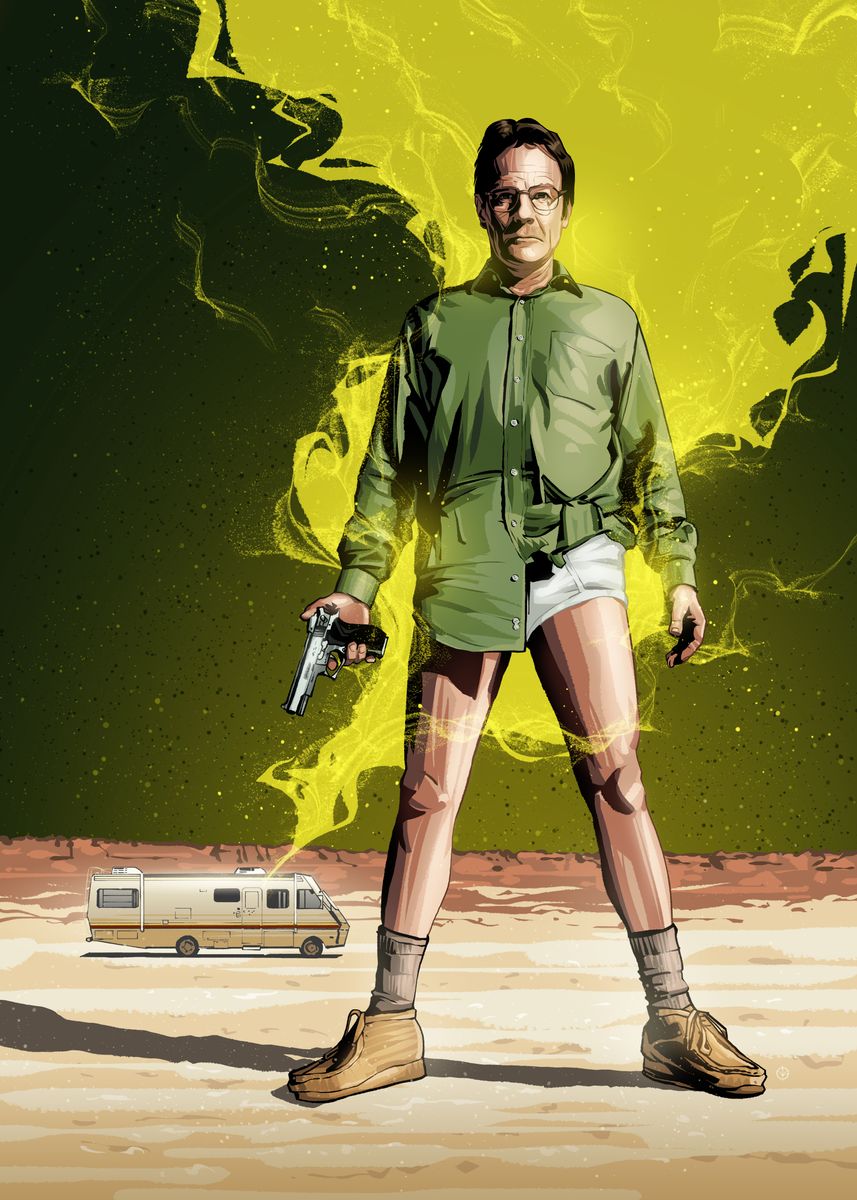 'Breaking Bad' Poster, Picture, Metal Print, Paint By Nikita Abakumov ...