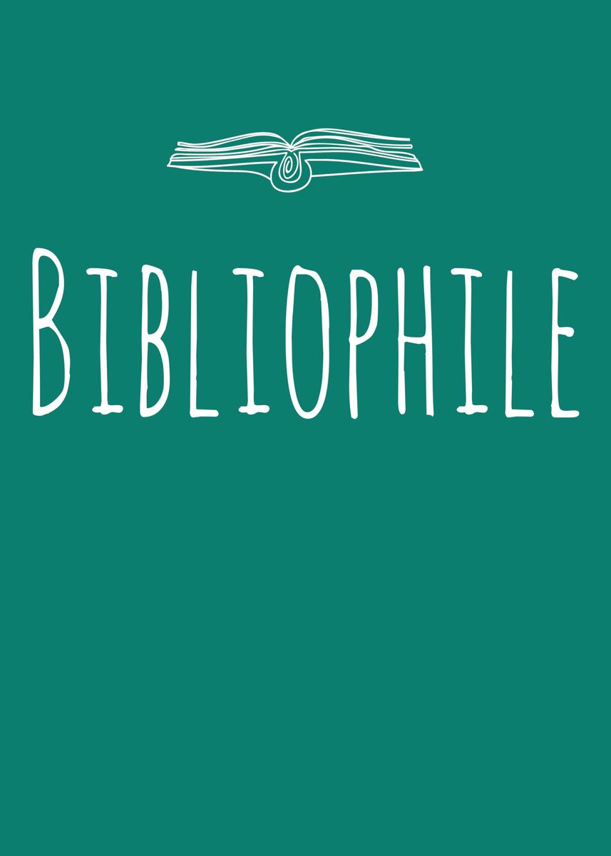 'bibliophile' Poster, Picture, Metal Print, Paint By Artsy Lan 