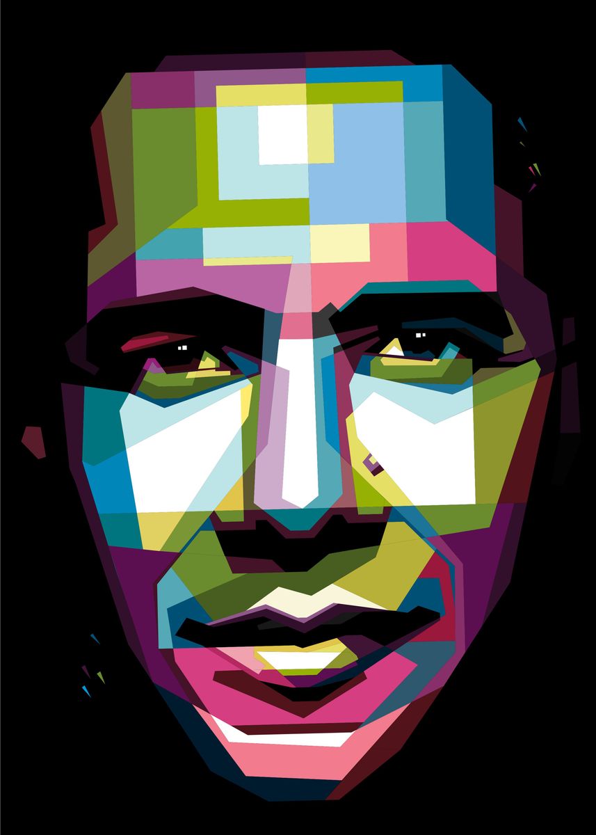 'Barack Obama' Poster by Kukuh Mujiono | Displate