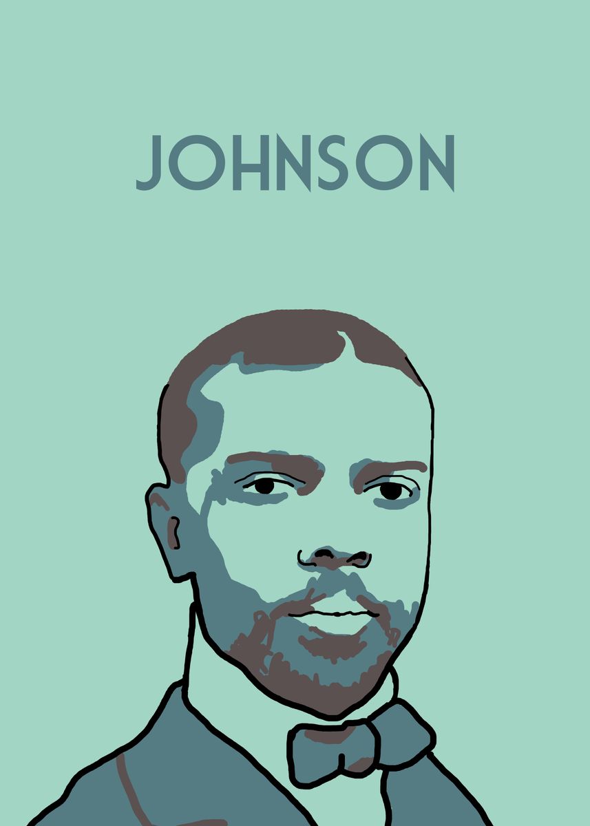'James Weldon Johnson' Poster by Savant Designs | Displate