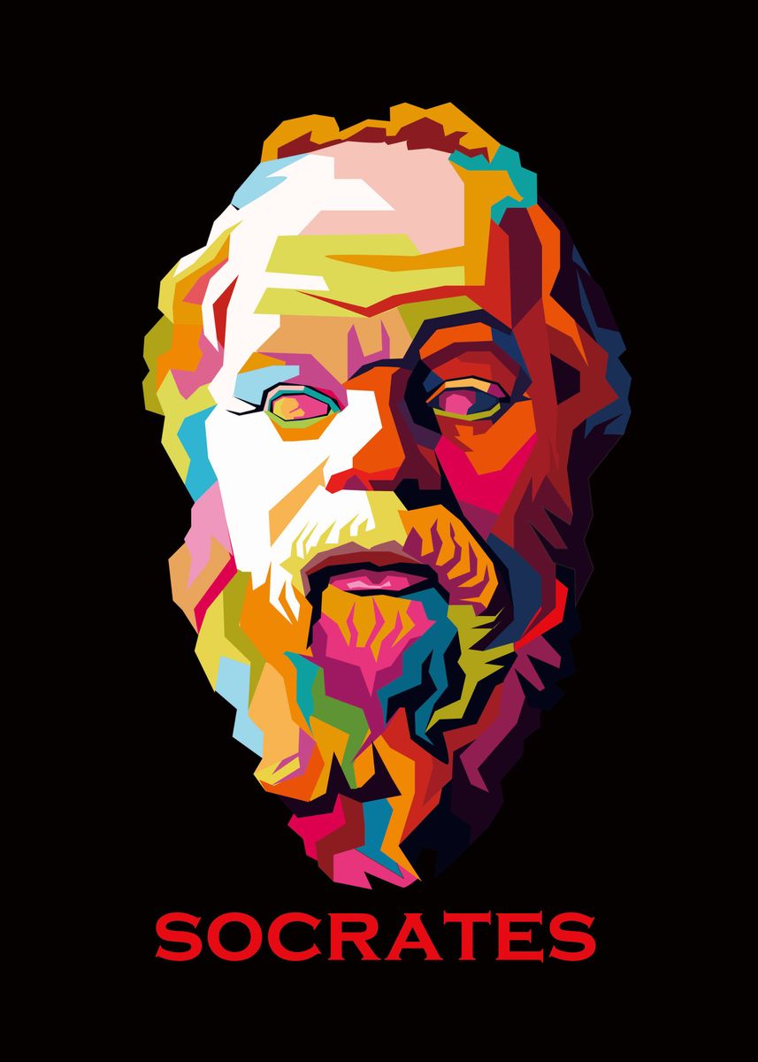 'socrates' Poster, picture, metal print, paint by setiyadi setiyadi