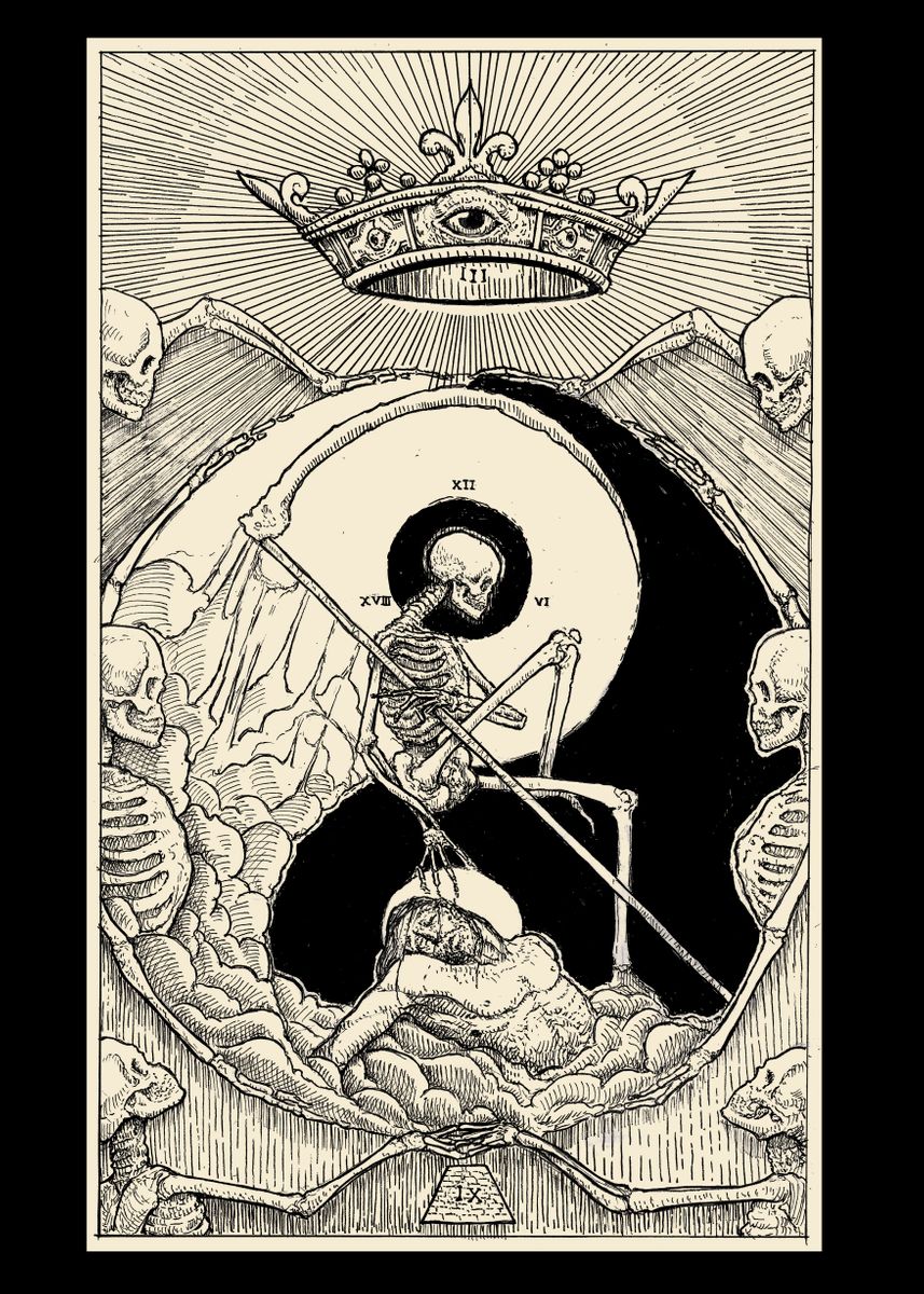 'Tarot Death Card' Poster by Erike Miranda | Displate