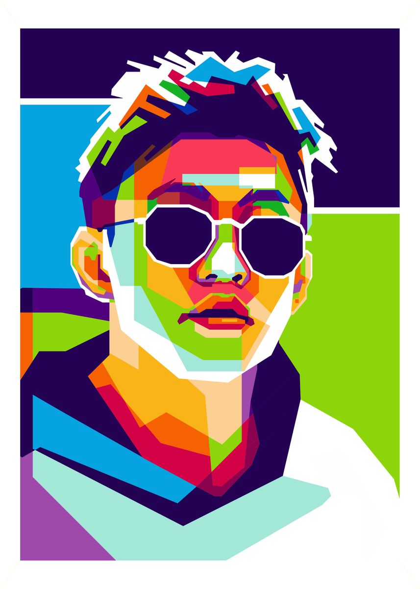 'Rich Brian In WPAP' Poster by Erik Febriyanto | Displate