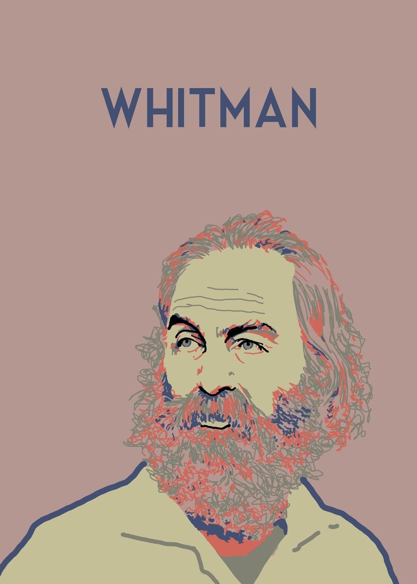 'Walt Whitman' Poster, picture, metal print, paint by Savant Designs ...