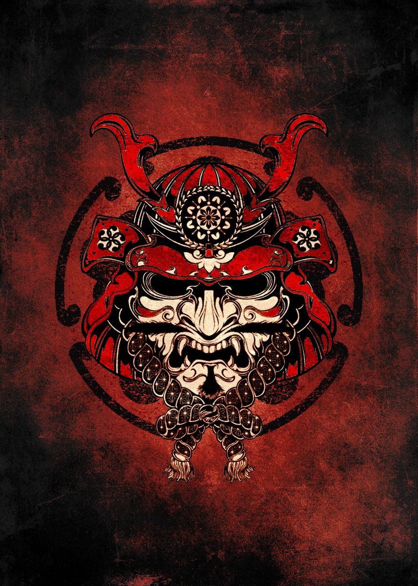 samurai warrior mask wallpaper