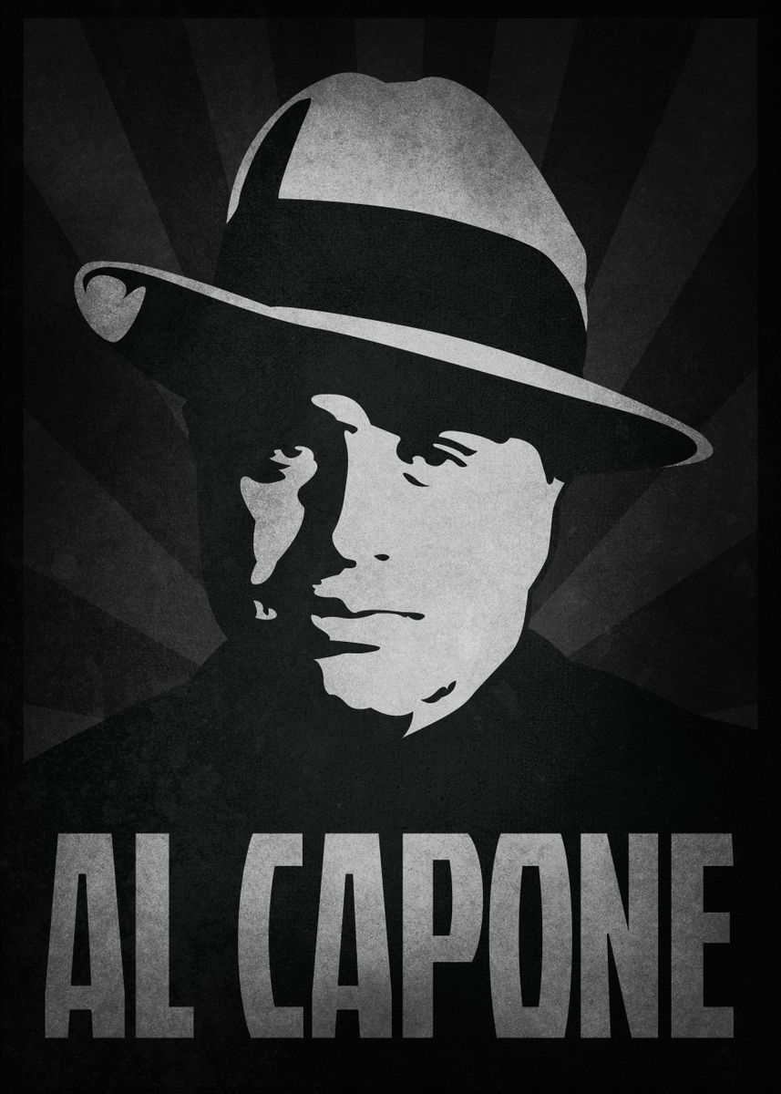 Al Capone Vintage Poster By Bgw Beegeedoubleyou Displate