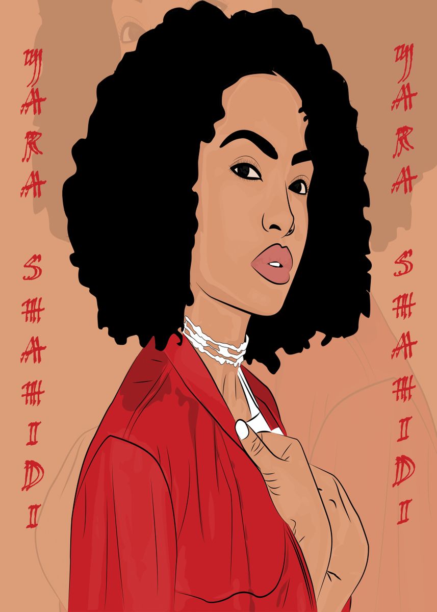 'Yara Shahidi' Poster by Abayomi Aloba | Displate