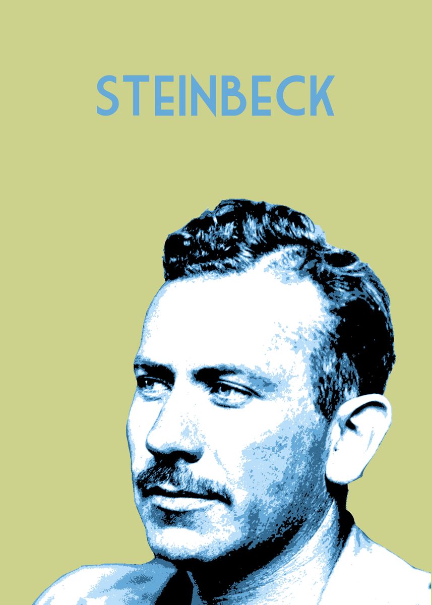 'John Steinbeck' Poster, picture, metal print, paint by Savant Designs ...