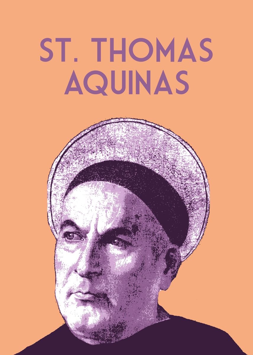 'Saint Thomas Aquinas' Poster by Savant Designs | Displate