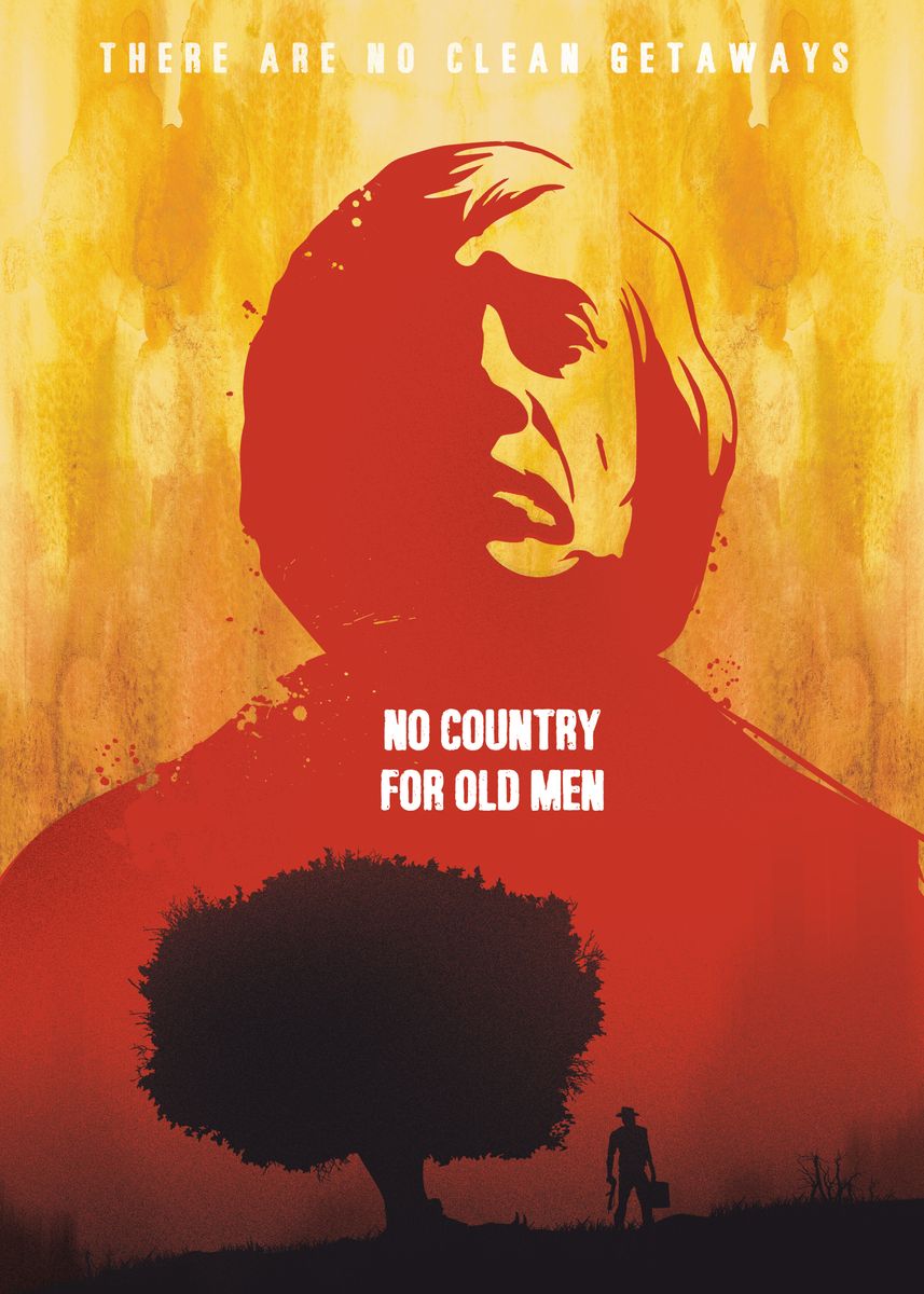 No Country for old men art' Poster by Goldenplanetprints | Displate
