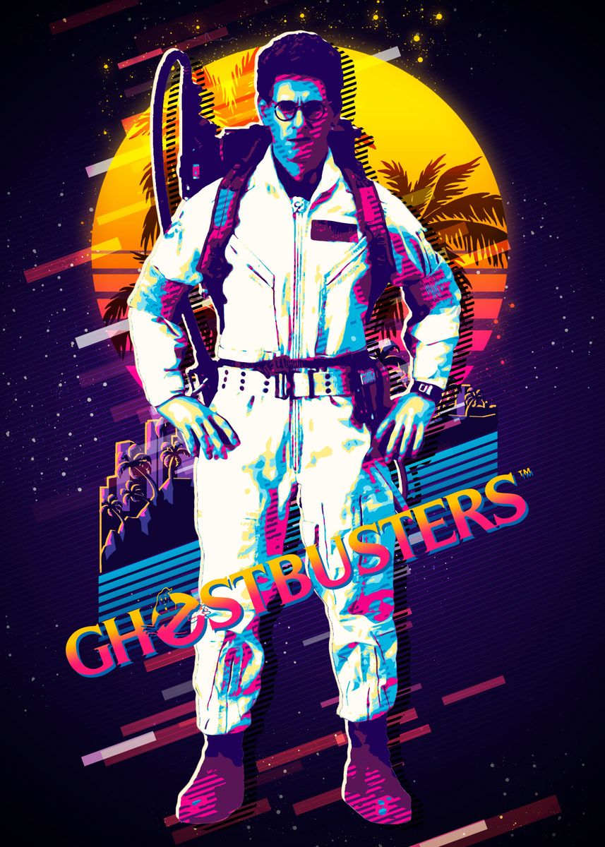 'Ghostbusters Egon Spengler' Poster by Rogerio Marcos | Displate