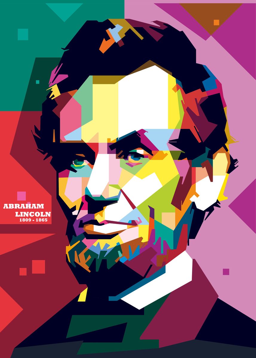 'Abraham Lincoln' Poster, Picture, Metal Print, Paint By Eki D Surya ...