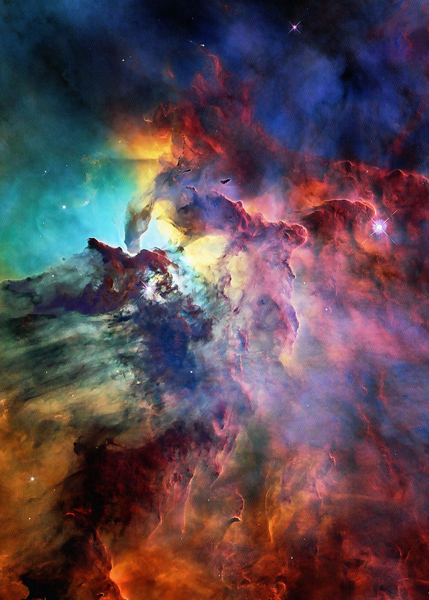 'Lagoon Nebula' Poster by Cosmo 18 | Displate