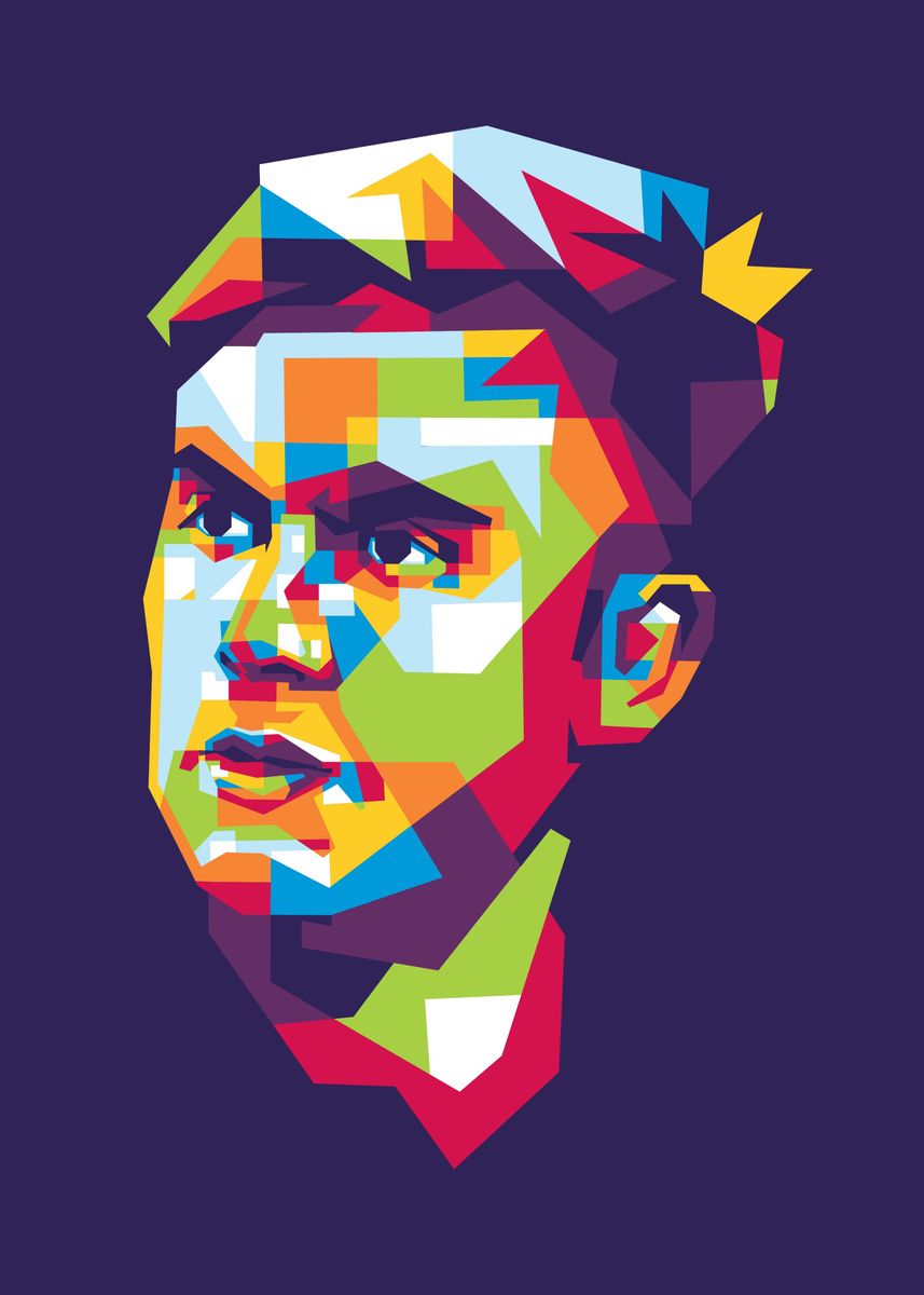 'Paulo Dybala WPAP Pop Art' Poster, picture, metal print, paint by my ...