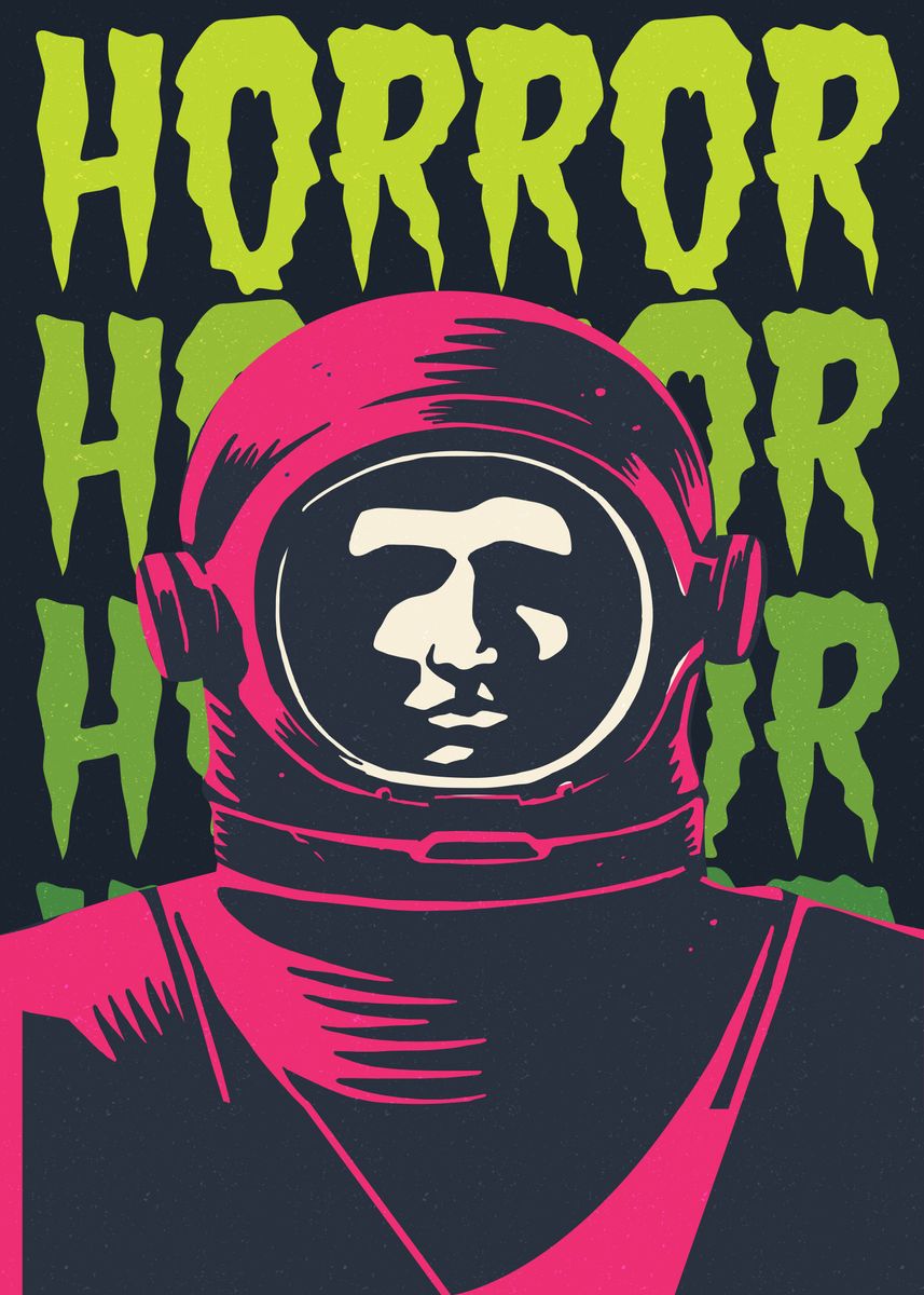 'Space Horror' Poster, picture, metal print, paint by Ramon Marques ...