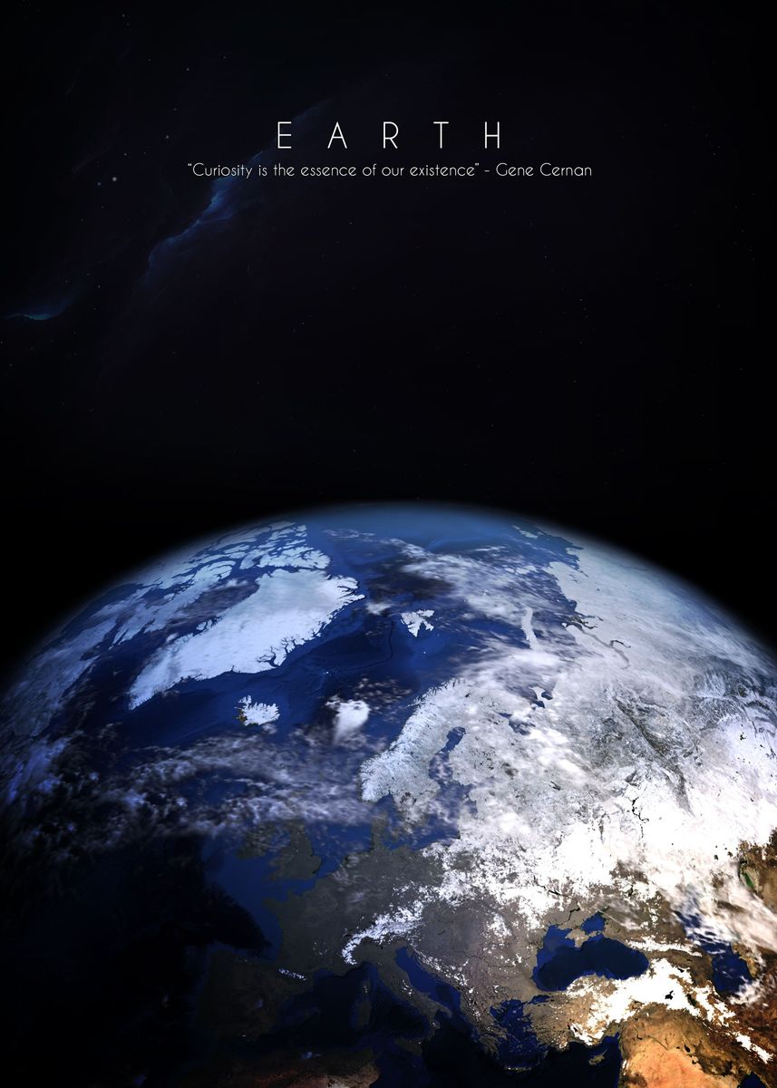 'Earth' Poster, picture, metal print, paint by DOA | Displate