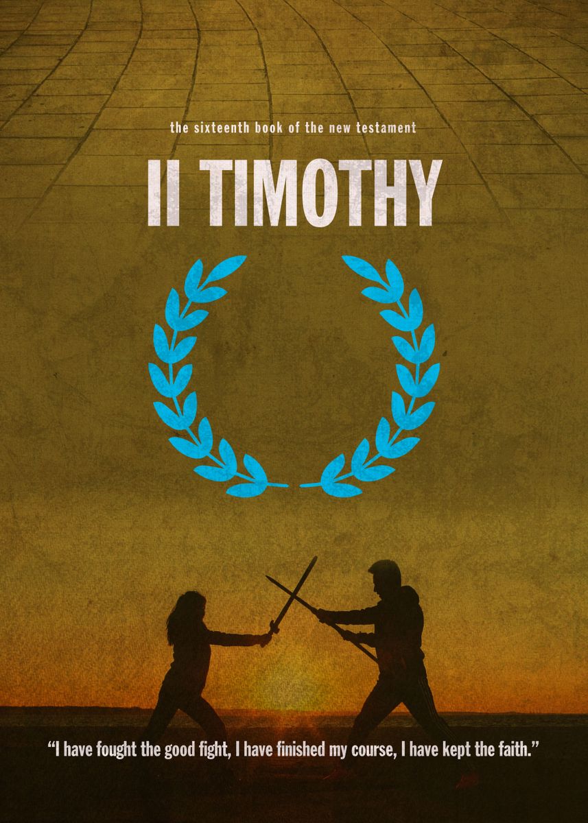 'Book Of Second Timothy' Poster By Design Turnpike | Displate