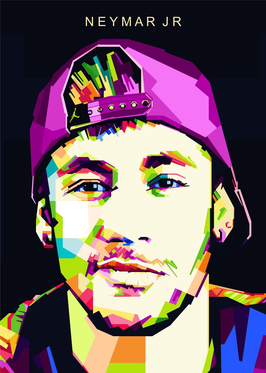 'Neymar JR' Poster by Yayan Sugantina | Displate