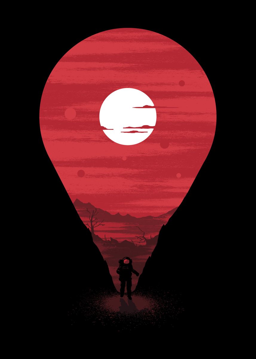 'Found and Located' Poster by Steven Toang | Displate