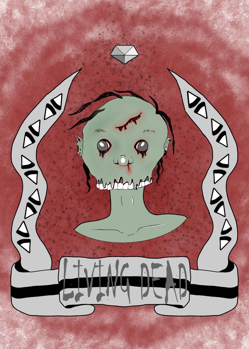Living Dead Collection Poster 'Living Dead' Poster, picture, metal print, paint by Tara Williams ...
