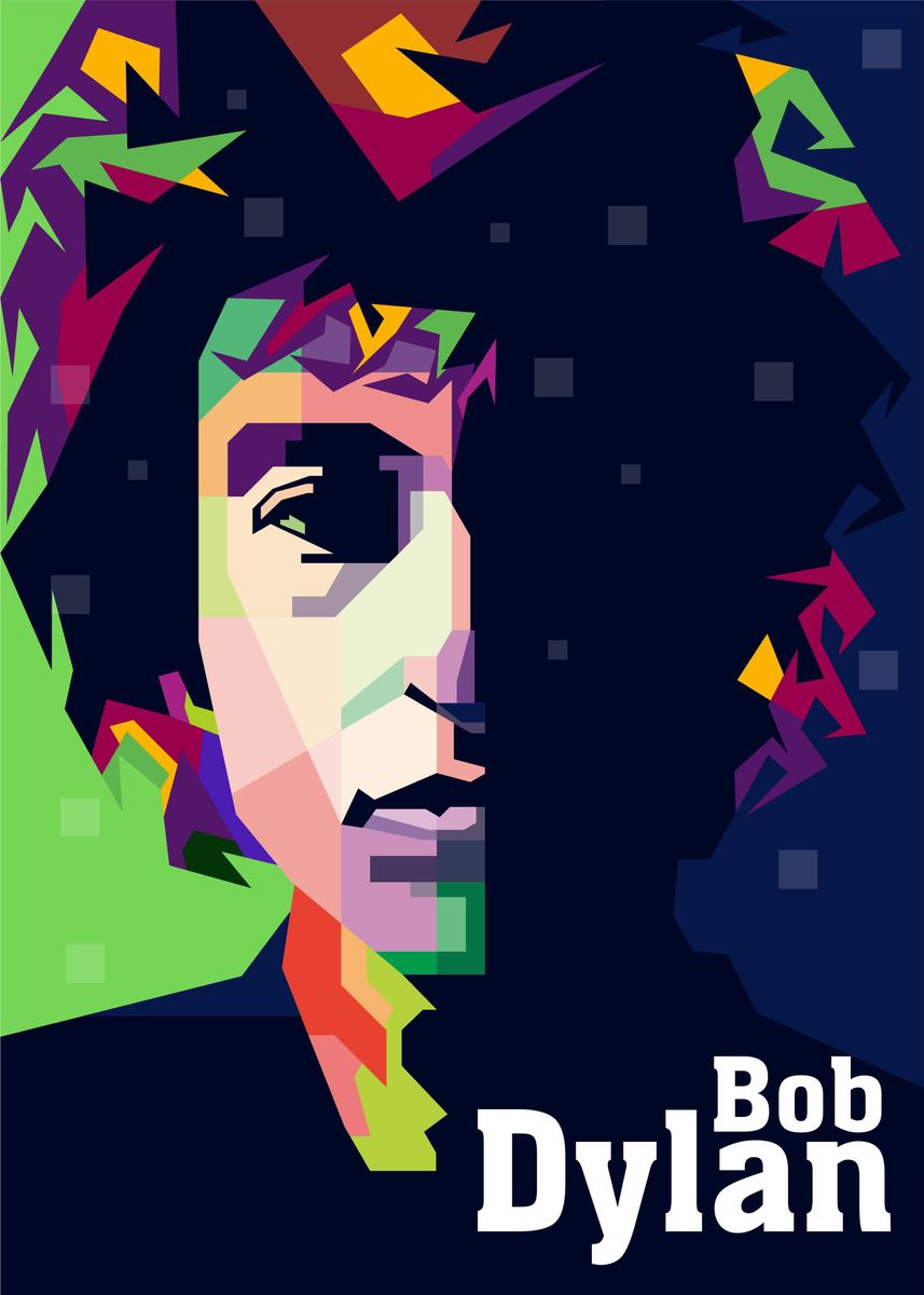 'Bob Dylan' Poster, picture, metal print, paint by Nurul Bachtiar ...