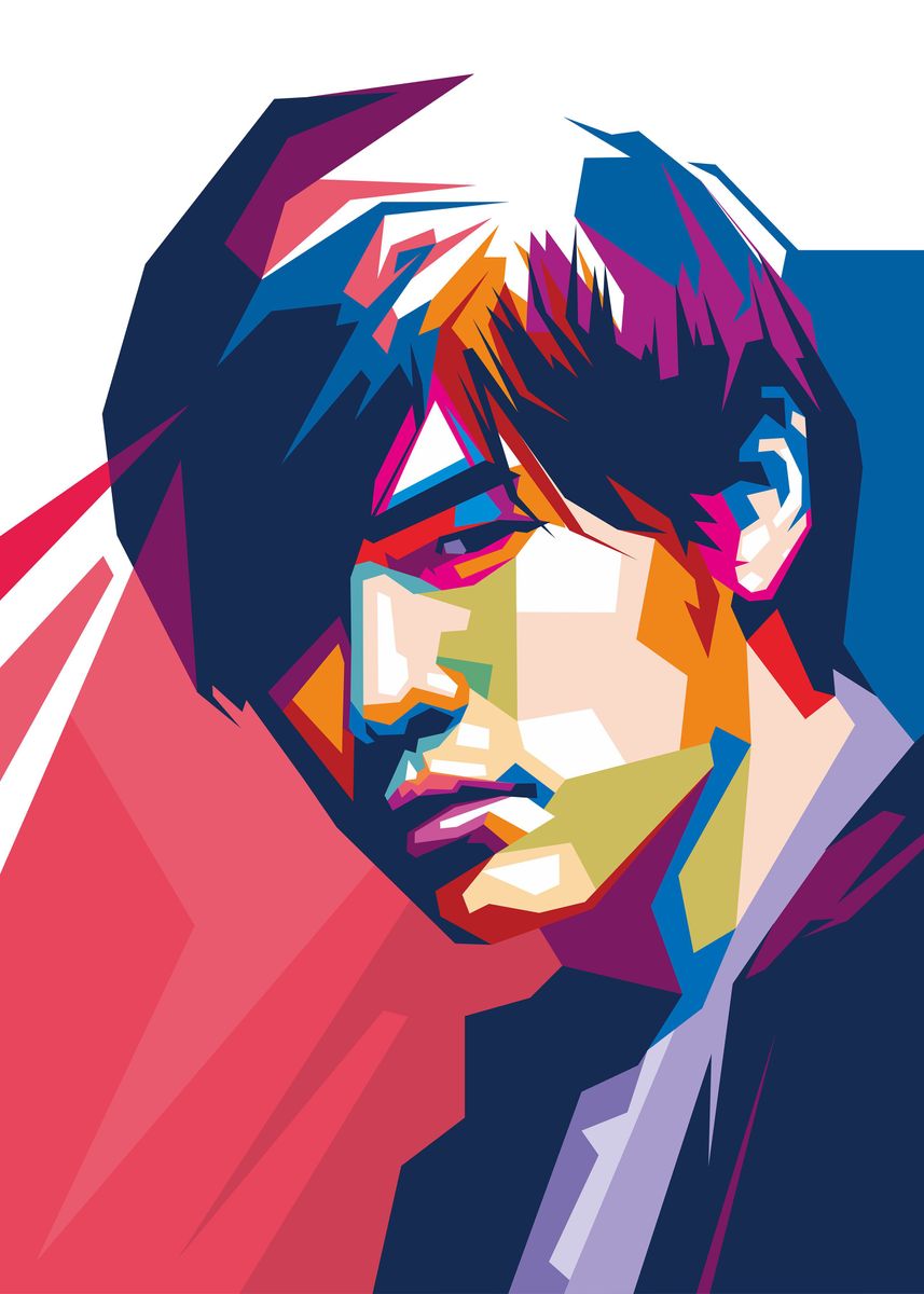 'Jay Chou' Poster, picture, metal print, paint by Firman Sah | Displate