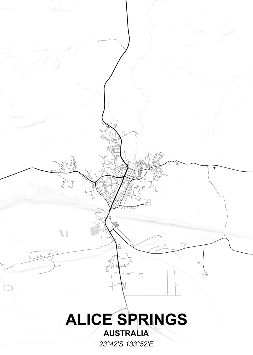 'Alice Springs Australia' Poster by Iwoko Displate