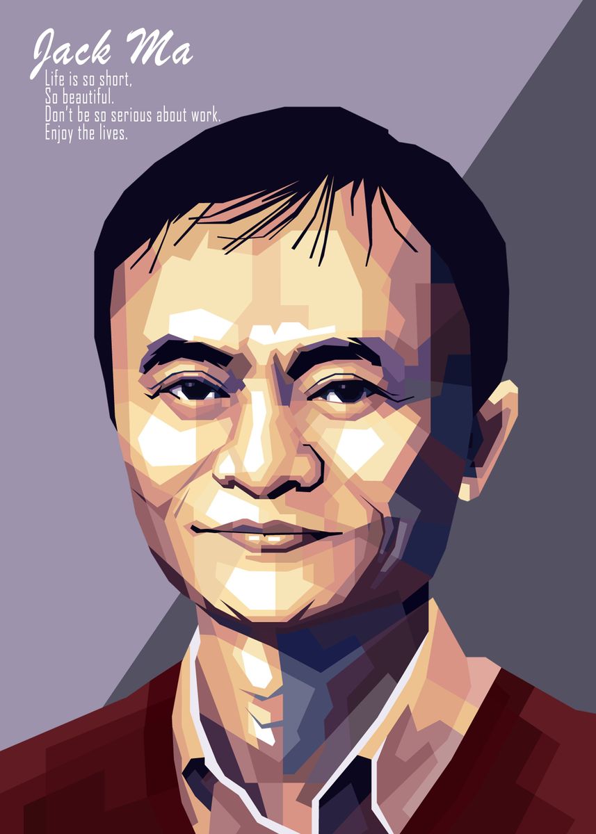Jack Ma' Poster by Wpap Malang | Displate
