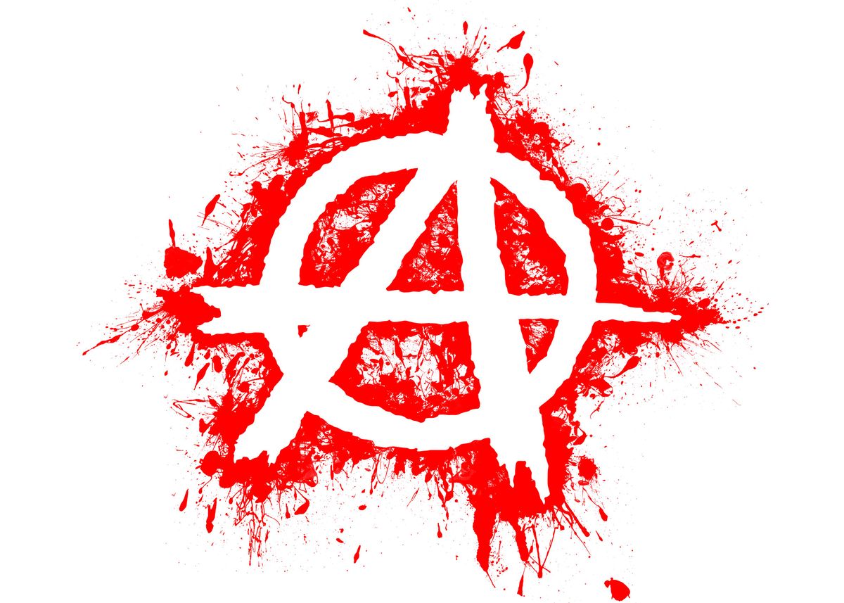 Anarchy Anarchism Symbol Poster By Marcin Adrian Displate