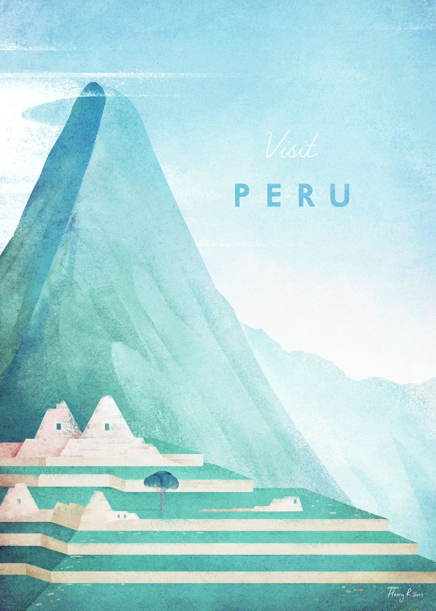 'Peru' Poster by Henry Rivers | Displate