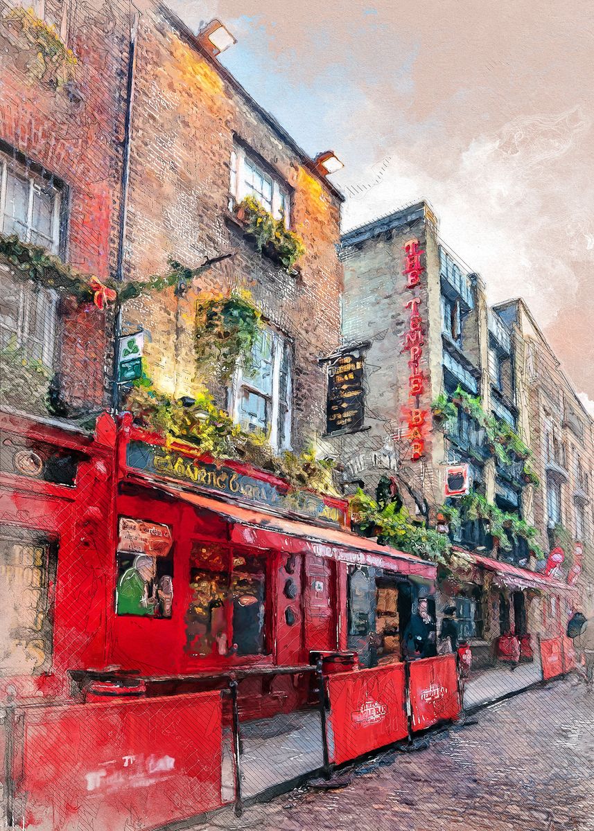 'Dublin 13' Poster by JBJart Justyna Jaszke Displate