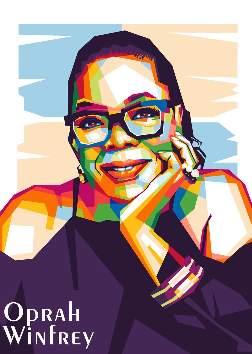 Oprah Winfrey Poster By Nofa Aji Zatmiko Displate 5560