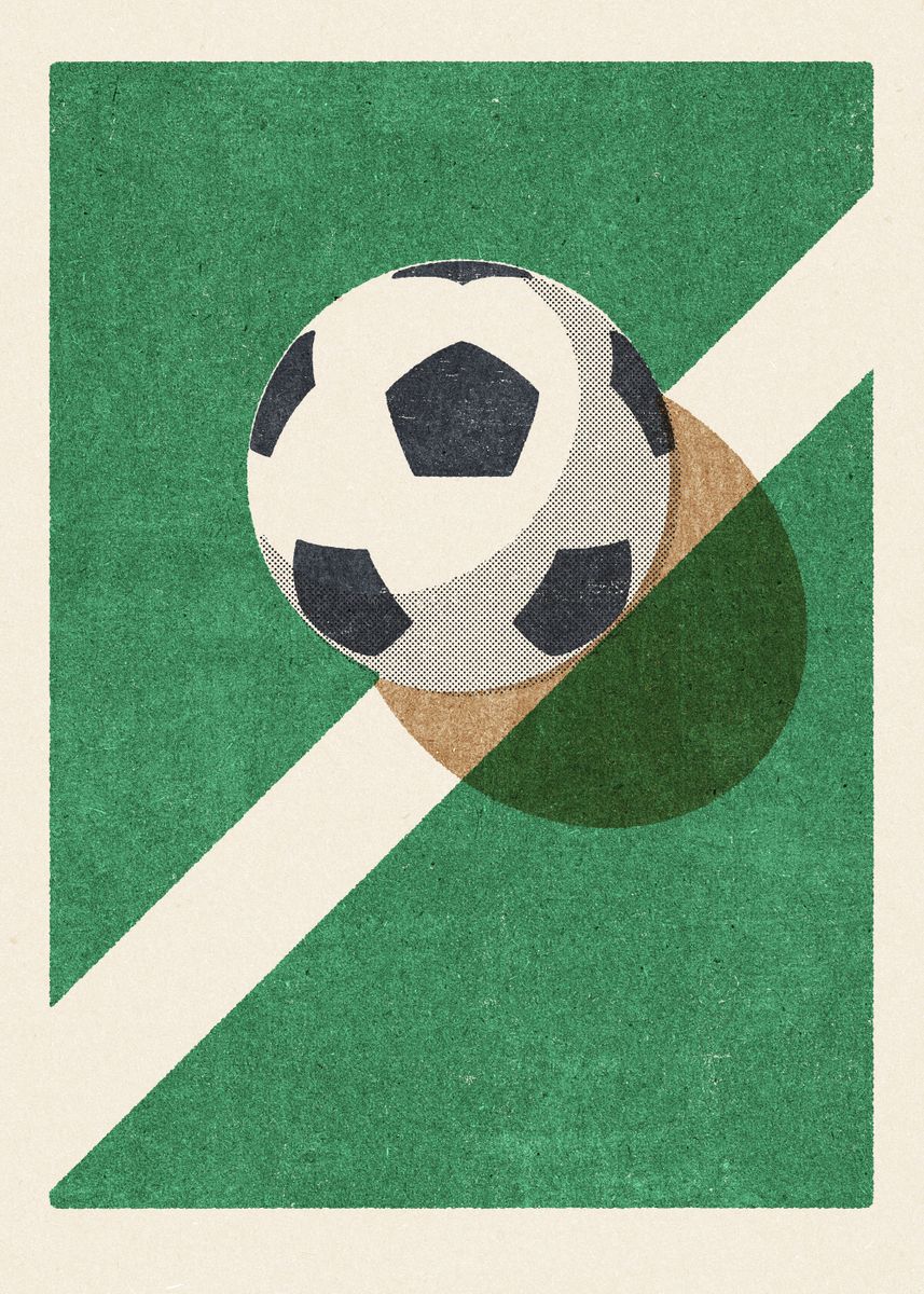 'Football' Poster by Daniel Coulmann | Displate