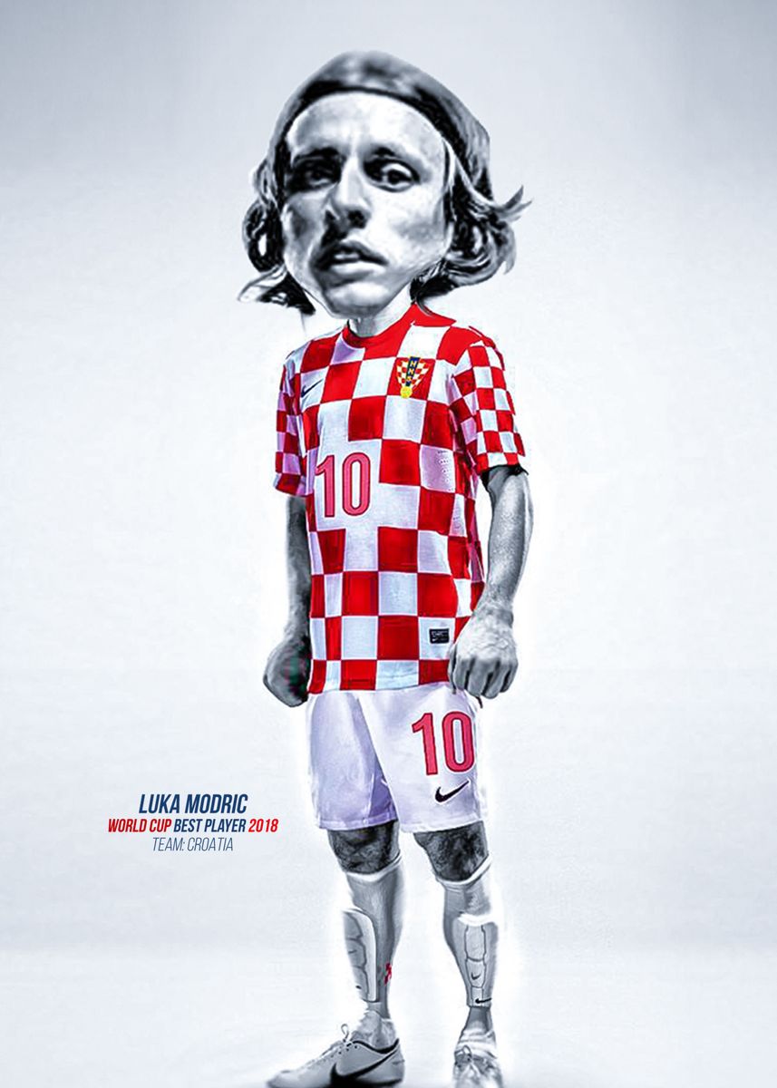 Luka Modrić Croatia Kit Poster for Sale by designsheaven