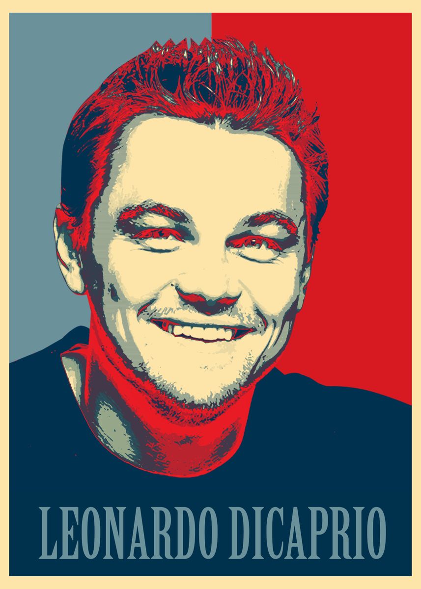 'Leonardo Dicaprio Hope' Poster by Nurfauziah 21 Displate