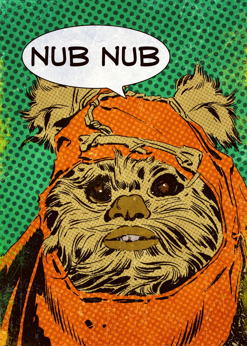 'Nub Nub' Poster, picture, metal print, paint by Star Wars | Displate