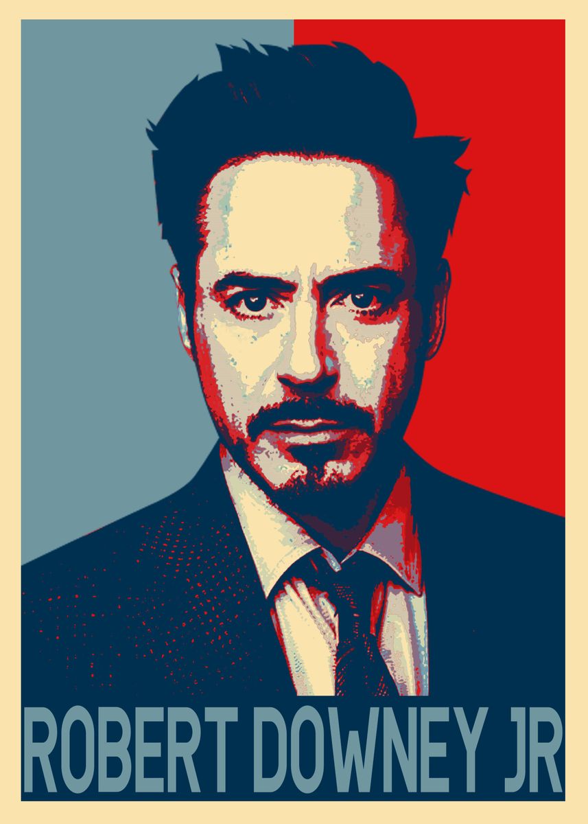 'Robert Downey Jr' Poster, picture, metal print, paint by Ignite Colour ...