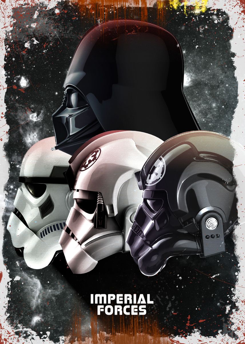 'Imperial Forces' Poster by Star Wars   | Displate