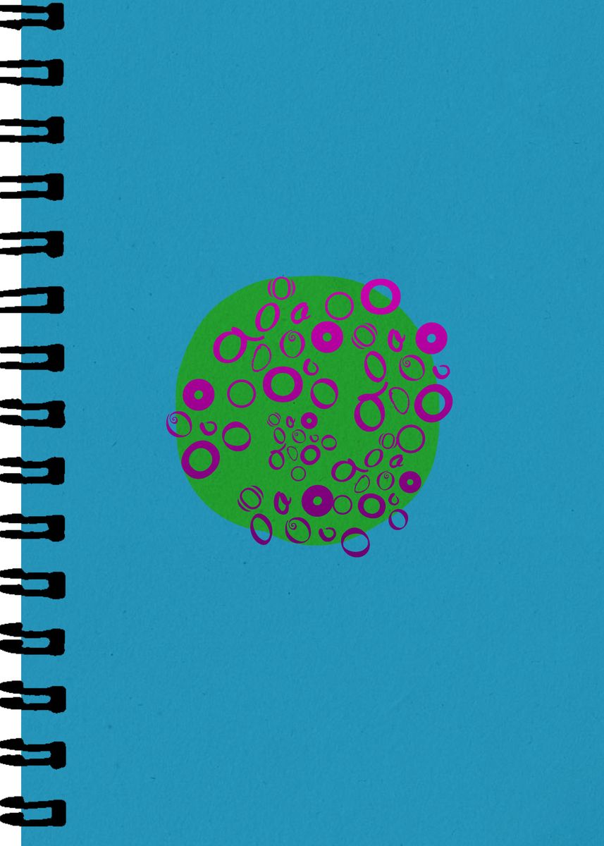 'Fake Virtual Notebook' Poster, picture, metal print, paint by ...