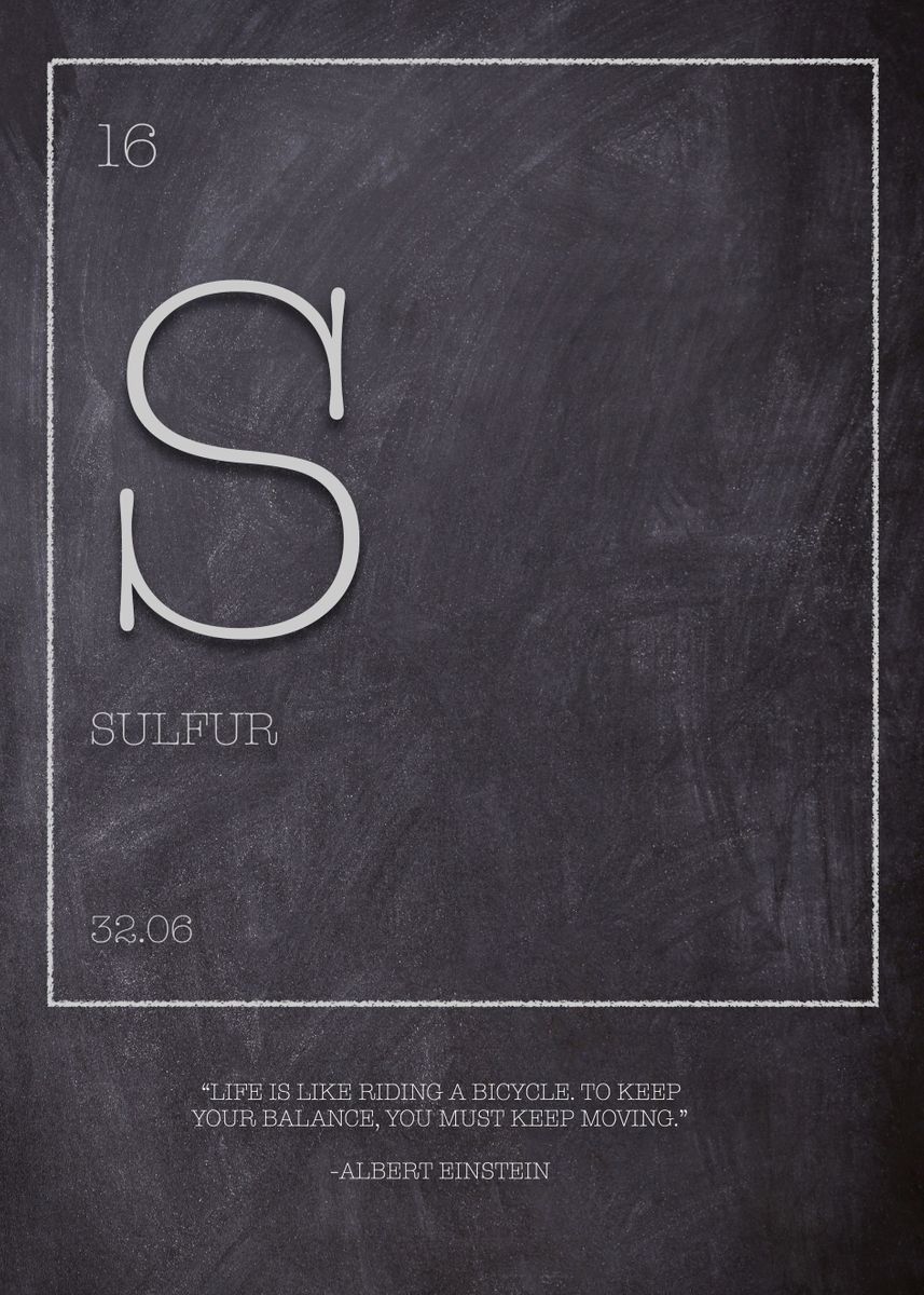'Sulfur' Poster by Chad Clarke | Displate