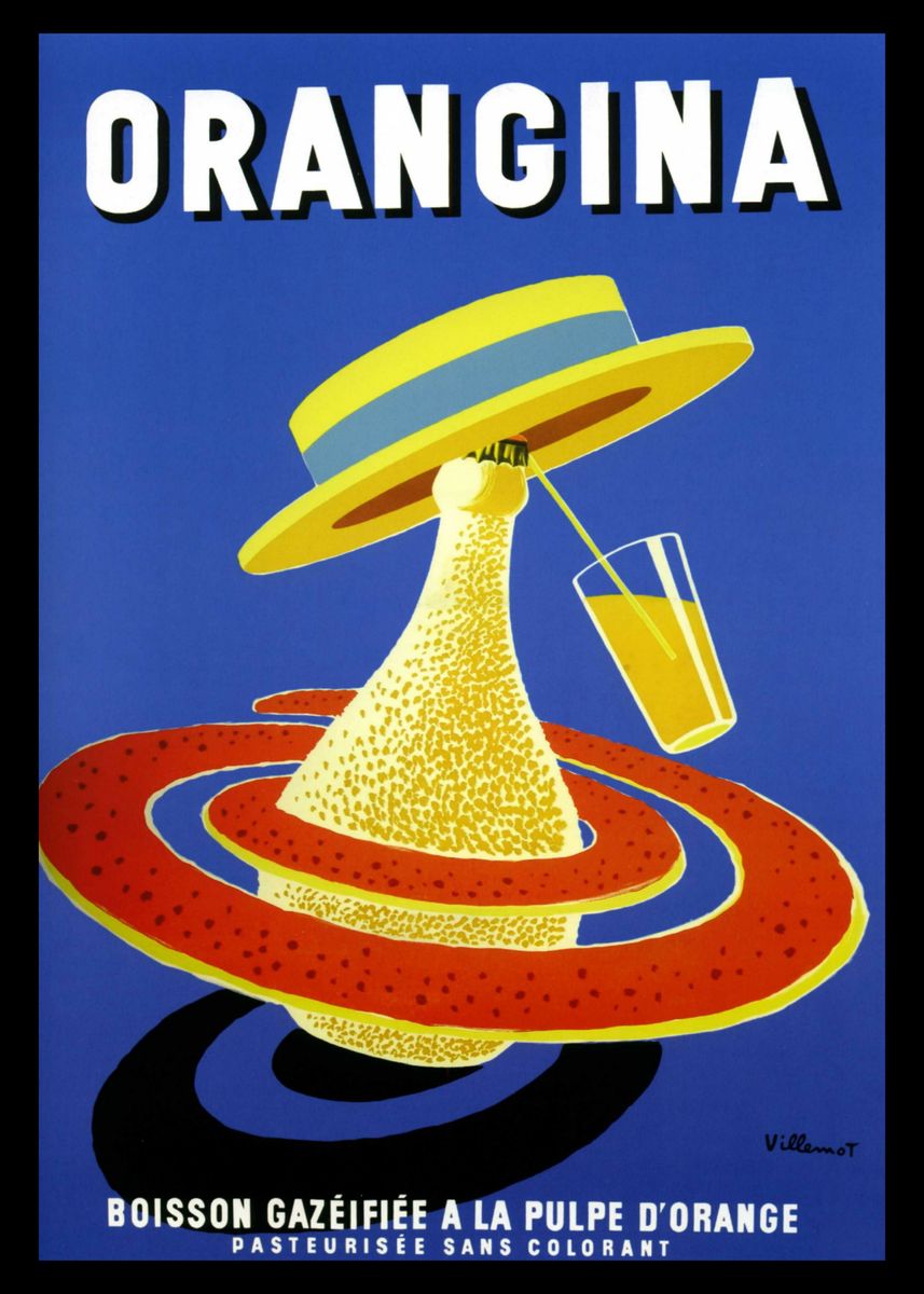 Kiks Udråbstegn sendt Orangina' Poster by Uncommon Nature | Displate