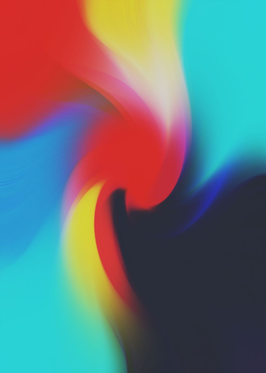 'Colorful Twirl' Poster by Heidi Chan | Displate